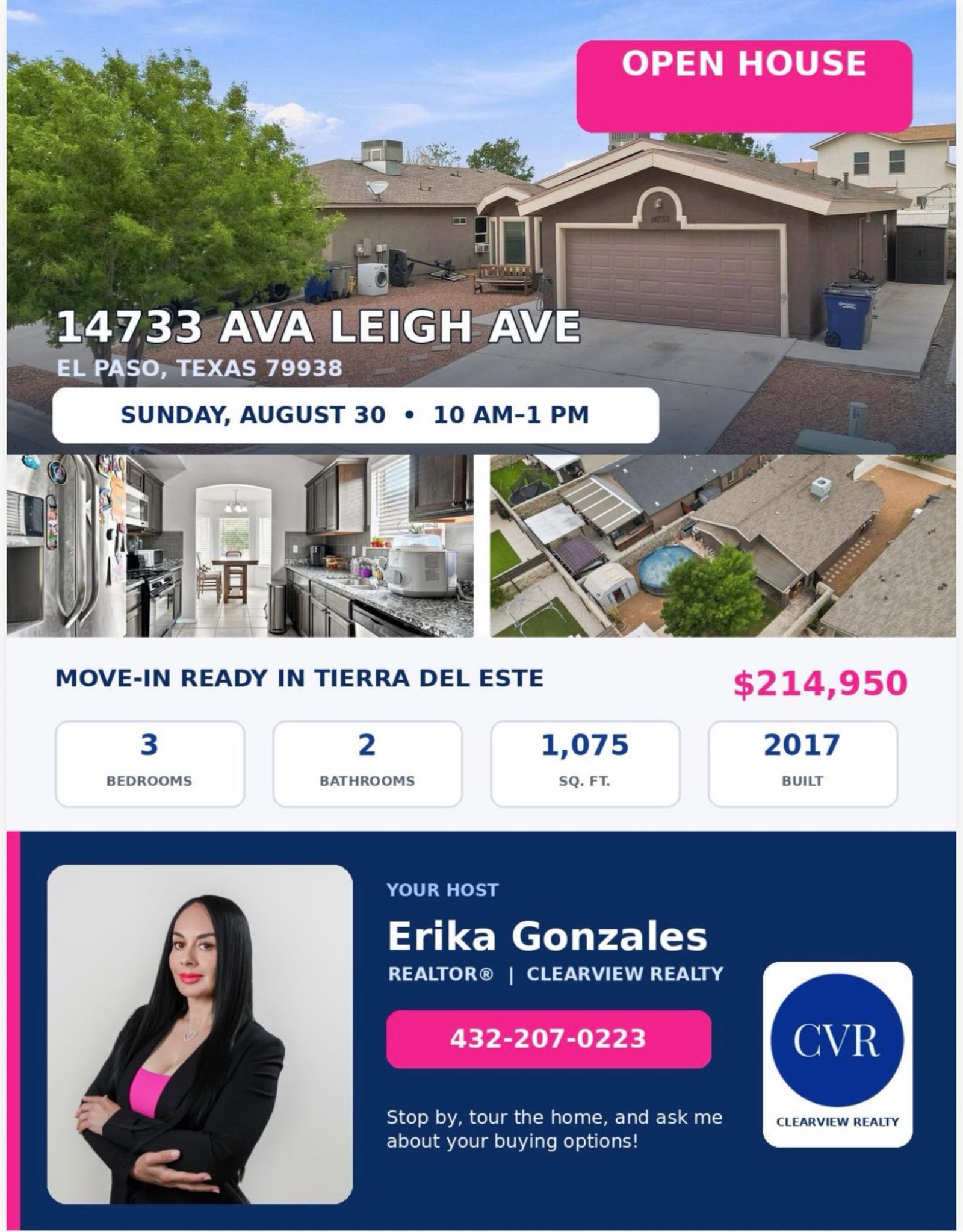 14733 Ava Leigh Ave El Paso, TX